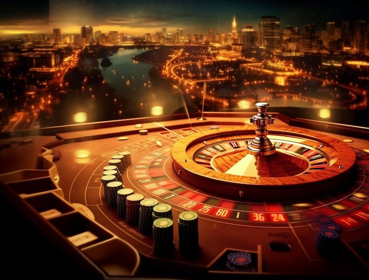 Antarmuka Mesin Arcade di kingkong633 menampilkan pilihan taruhan dan hasil putaran